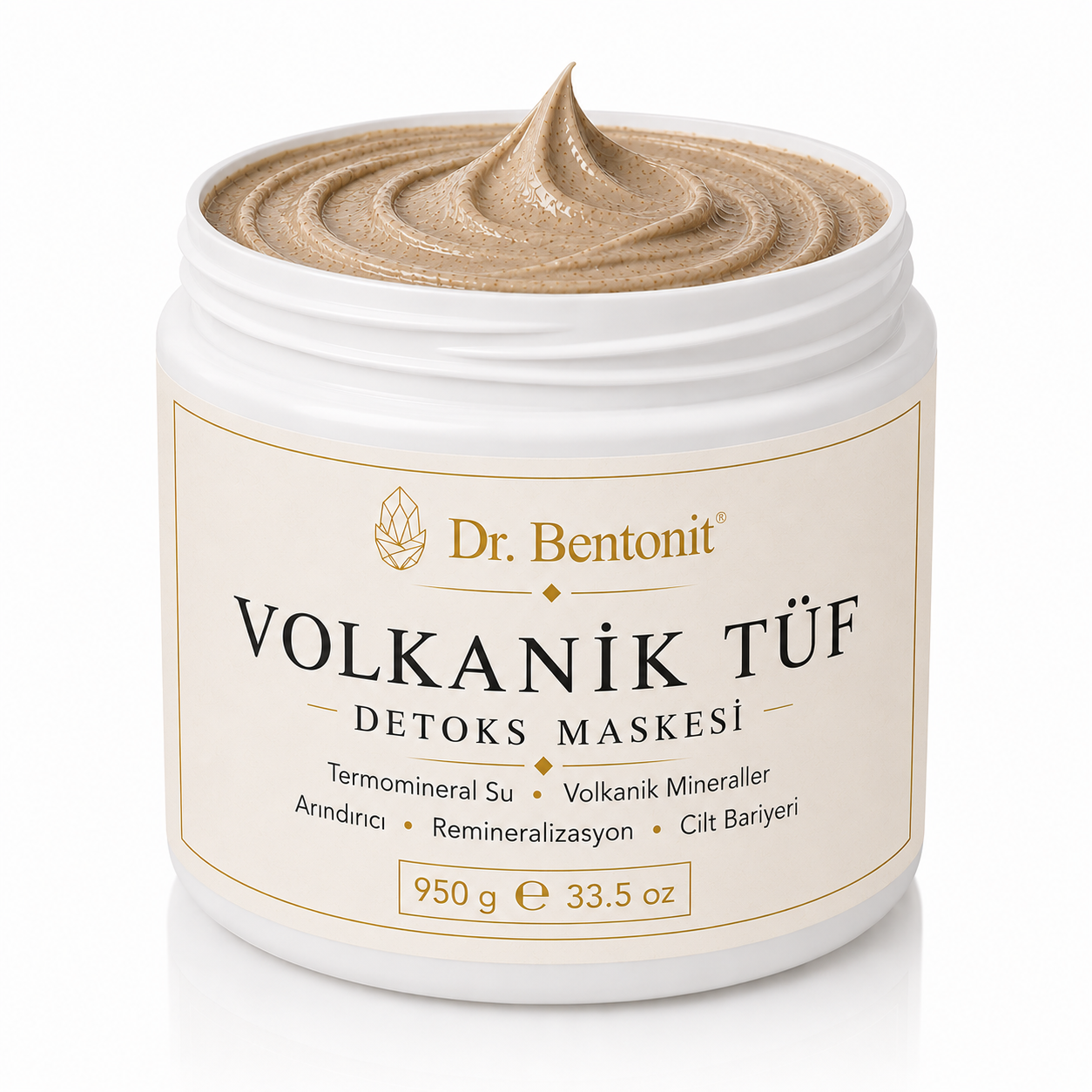 Volkanik Tüf Mineral Detosk Maskesi